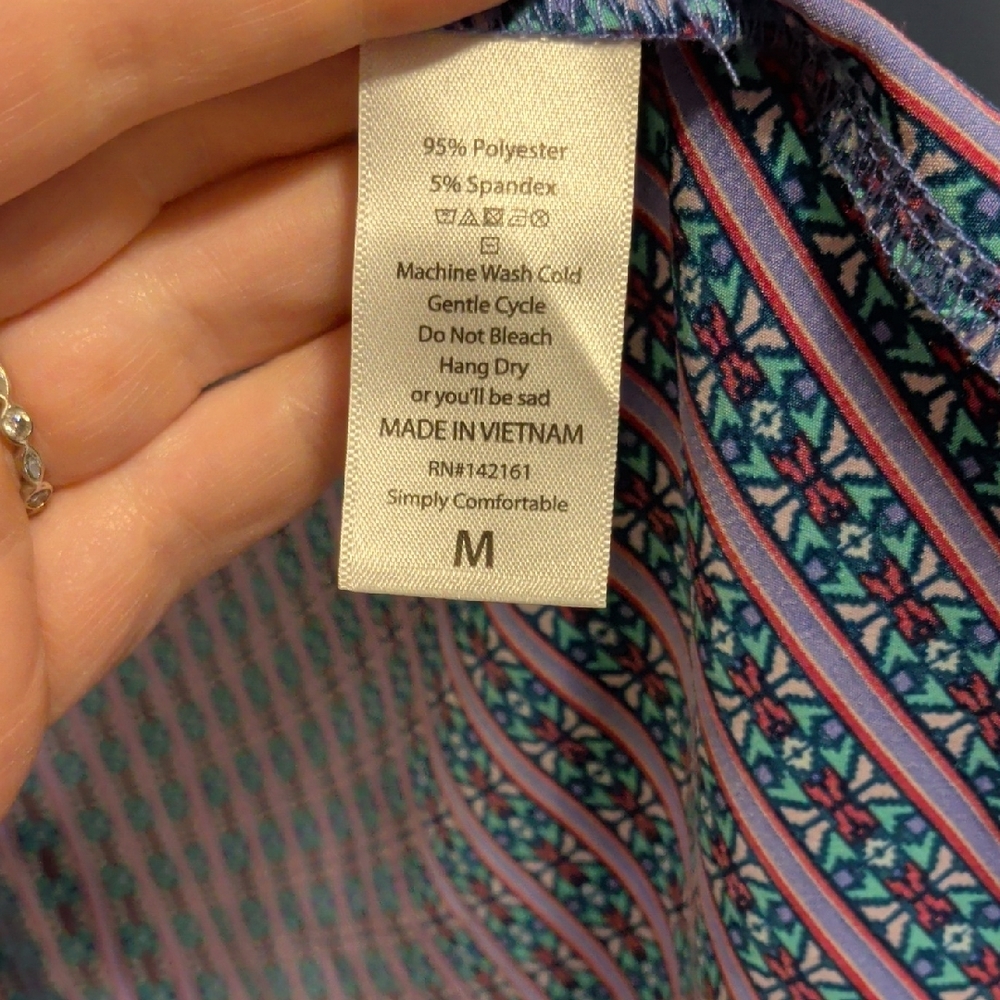 Lularoe Lindsay Patterned Open Front Kimono - image 5